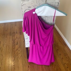 One shoulder White House Black Market mini dress